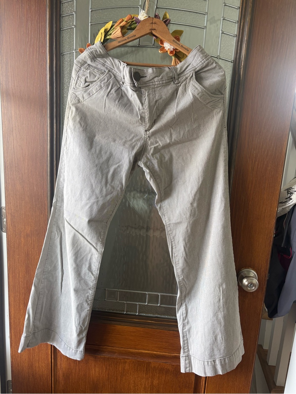 Route 66 Light Gray Women's Casual Trousers